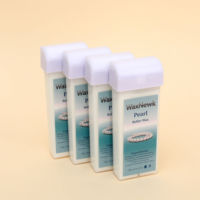 WaxNewK Cire dépilatoire professionnelle sans colophane en rouleau 100ml pour salon de beauté, cartouche de cire douce pour la peau