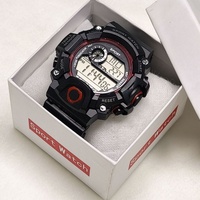 Montre électronique de sport pour enfants et adolescents, pour école primaire et secondaire, garçons et filles, réveil lumineux, boîtier en acrylique de 50mm