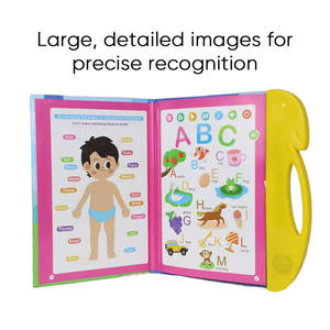 <span class=keywords><strong>Libro</strong></span> educativo de audio para niños personalizado con botón de sonido <span class=keywords><strong>Libro</strong></span> de música en inglés impreso en cartón y papel recubierto - Product Image 3
