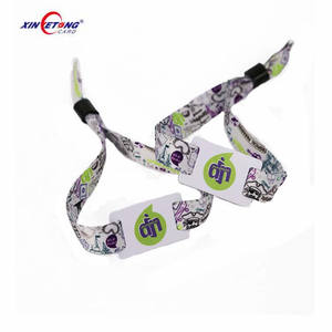 Bracelet RFID tissé pour exposition, lecture rapide NFC pour la gestion des <span class=keywords><strong>visiteurs</strong></span> - Product Image 2