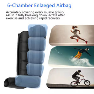 Masajeador de Piernas Directo de Fábrica, Botas de Compresión de Aire Inteligentes de 6 Zonas, Logotipo Personalizado, Circulación Rápida, Recuperación Rápida, OEM ODM, Portátil - Product Image 4