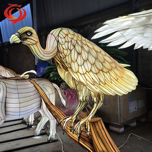 Lanterne extérieure en soie chinoise lumière LED pour Diwali Ramadan Graduation Events-Festival culturel étanche et réaliste - Product Image 2