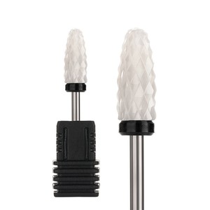 Fraise à ongles en céramique résistante à la chaleur à grain fin pour l'élimination du vernis gel acrylique et le lissage de la surface des ongles, gain de temps - Product Image 2