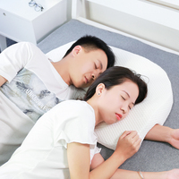 Oreiller de soutien cervical pour couples avec mousse à mémoire de forme pour dormir au lit, anti-pression, repose-bras, pour femme et mari