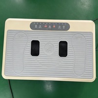 Plateforme vibrante à double moteur, 99 niveaux de vibration, masseur corporel, machine d'exercice pour brûler les graisses, portable, charge maximale de 120 kg, pour la maison et la salle de sport