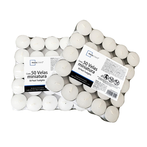 Velas de luz de té blancas, venta al por mayor, 50 / 100 paquetes, 4 horas - Product Image 3