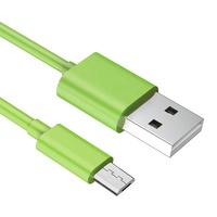 Vente en gros de câble micro USB multicolore pour téléphones mobiles à charge rapide Android