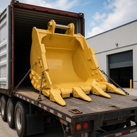 Bucket Excavator Multiguna untuk Penggalian dan Perataan, Bucket Standar yang Diperkuat untuk Lanskap dan Pekerjaan Utilitas
