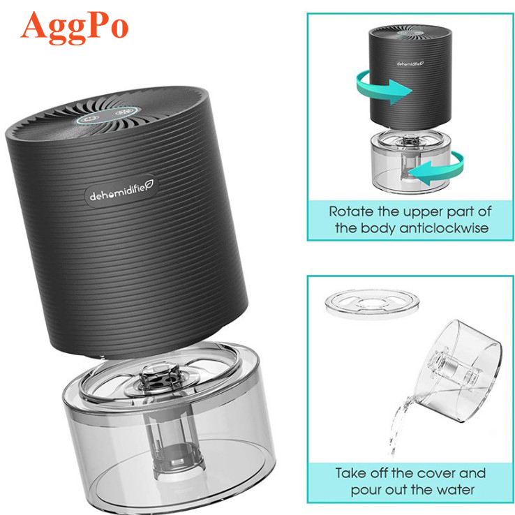 Портативный бытовой осушитель воздуха, электрическая влагопоглощающая маленькая сушилка