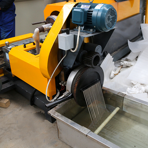 เครื่องอัดเม็ดพลาสติก PE สี่เพลาอัตโนมัติเครื่องอัดรีดโพลีธีนเครื่องรีไซเคิลมอเตอร์เกียร์380V 48KW - Product Image 6