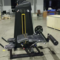 ST-1032 Appareil de musculation professionnel à charge par poulie, pour soulevé de cuisse couché / extension de jambe