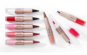 <span class=keywords><strong>Gloss</strong></span> à lèvres liquide mat de haute qualité, double embout, longue durée, imperméable, rouge à lèvres minéral à la mode avec crayon à lèvres OEM - Product Image 6