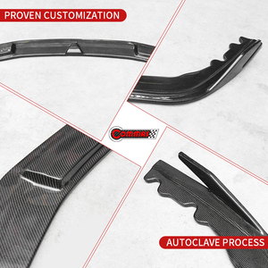 Difusor Delantero de Fibra de Carbono Estilo N Novi de Calidad Superior para Ferrari 458 - Product Image 3