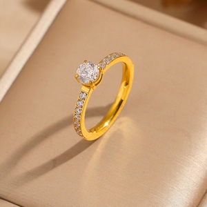 Anillos Románticos a Juego para Él y para Ella, de Oro, Plata, Acero Inoxidable, con Diamantes CZ, Anillo de Promesa, Juego de Joyería para Pareja, Regalo de Aniversario - Product Image 6