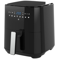 Grill d'affichage LCD populaire Certification Ce Gs Friteuse à air numérique à usage domestique 5L avec écran tactile