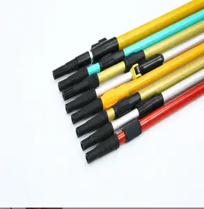 Новая 2024 телескопическая металлическая палка, железная палочка, ручка для швабры, ручка для швабры, металлическая трубка, палочка для швабры, скруббер, щетка