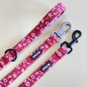 2024 nuevo diseño <span class=keywords><strong>TPU</strong></span> recubierto de nylon correas Navidad impermeable mascota perro Collar correa para perro - Product Image 6