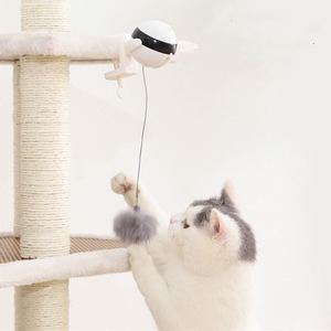 Holesale-suministros para mascotas, divertido juguete automático de pluma que habla para gato, <span class=keywords><strong>tocadiscos</strong></span> feliz - Product Image 6