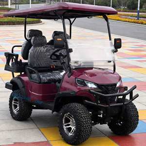 Voiture de <span class=keywords><strong>golf</strong></span> électrique classique miniature de luxe bon marché à 6 places pour mariage, hôtel, complexe hôtelier - Product Image 1