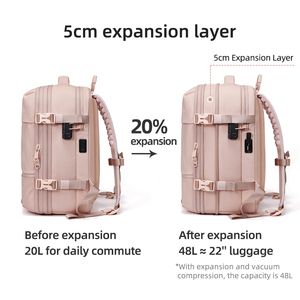 Mochila Impermeable Expandible de 5 cm con Candado TSA para Hombre, Gran Capacidad, con Compartimentos Secos y Húmedos, para Negocios, 2026 - Product Image 5
