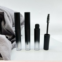Tubes de mascara noirs vides personnalisés de 3 ml avec applicateur à brosse, tubes d'eye-liner