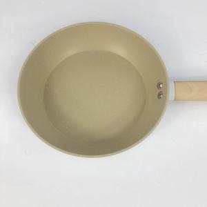 Poêle à frire en <span class=keywords><strong>pierre</strong></span> <span class=keywords><strong>de</strong></span> <span class=keywords><strong>lave</strong></span> avec couvercle, antiadhésive, avec manche en bois, un ensemble <span class=keywords><strong>de</strong></span> poêles et <span class=keywords><strong>de</strong></span> casseroles pour cuisinières à induction - Product Image 4