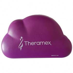 Balle anti-stress en forme de nuage, logo personnalisé mignon, balle anti-stress en PU, balle anti-stress en mousse PU en forme de nuage promotionnelle - Product Image 2