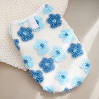 Vêtements en peluche chauds pour animaux de compagnie Débardeur mignon chat et chien