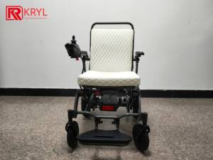 KRYL Usine Fourniture Directe Portable Léger De Luxe 3 Seconde Pliant En Fiber De Carbone Couleur Fauteuil Roulant Électrique