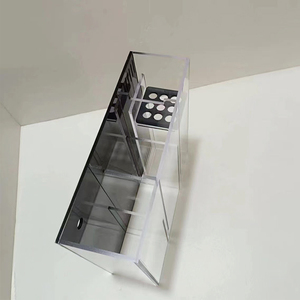 Trong suốt Acrylic Máy tính để bàn bể cá vàng Lọc oxy bơm cảnh quan nhỏ lười biếng phòng khách bể cá hiển thị hộp - Product Image 3