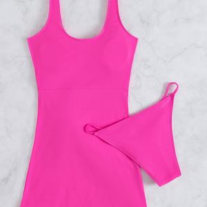 Conjunto de Bikini de Tres Piezas para Mujer, Traje de Baño de Cintura Alta, Marca Outpace de Guangzhou - Product Image 4