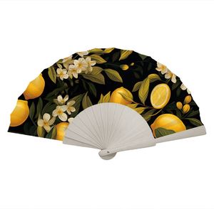 Tongda Factory Custom Logo Wedding Hand Folding Fan Wooden Hand Fan Portable Wooden Ribs Hand Fan for Promotional <b>Gift</b> - Product Image 1