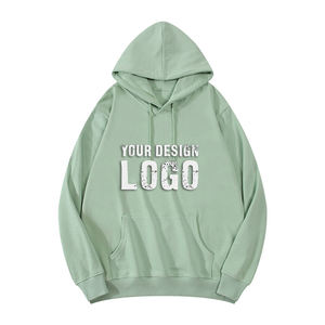 Customized Logo 100% Cotton Blank Loose Sport Men <b>Hoodie</b> Fashion Casual Heavyweight Drop Shoulder Pullover Men's Hoodies - Product Image 3
