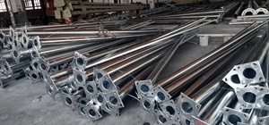 <span class=keywords><strong>Poteau</strong></span> de lampadaire solaire en acier <span class=keywords><strong>galvanisé</strong></span> à chaud à bras simple ou double, personnalisé par le fabricant, pour extérieur, <span class=keywords><strong>2M</strong></span> 3M 4M 5M 6M 7M 8M - Product Image 5
