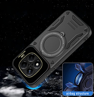 Casing ponsel multifungsi, pelindung telepon genggam tahan guncangan untuk Redmi 15C 14C 15 A5 Note 14 Pro Plus Xiaomi 17 Pro Max Poco M7 F7 TPU PC