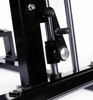 Machine Smith Convergente 4-en-1 pour Presse à banc, à charge par disques, avec Bras Indépendants, Multi-prise de force, Siège et Dossier Réglables, pour Salle de Sport Commerciale