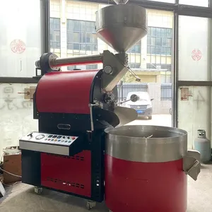 Oceanrich thương mại 60kg thông minh khí máy pha cà phê cho kinh doanh Cà phê hạt rang xay thép không gỉ trống cà phê rang xay