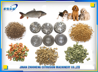 Croquettes séchées Machine à aliments pour chiens Extrudeuse Ligne de traitement d'aliments pour animaux de compagnie Chien Chat Machine à aliments pour animaux de compagnie Usine
