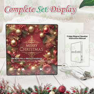 Regalo de Navidad, álbum de creación de sonido personalizado, máquina de imán de nevera de música, imanes de música de Pvc suave personalizados que pueden reproducir <span class=keywords><strong>canciones</strong></span> - Product Image 6