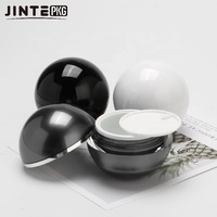Emballages cosmétiques de luxe en or, pots en forme de boule avec couvercles pour crème hydratante pour le visage