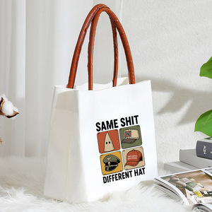 Sac de plage en toile personnalisé grand format avec motif de <span class=keywords><strong>chapeau</strong></span>, motif identique, livraison rapide, sac fourre-tout monogrammé, cadeau pour femme - Product Image 5