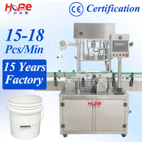 Machine automatique de remplissage et de scellage pour films en rouleau, pots en acier inoxydable, seaux en plastique, gobelets, boîtes de conserve et sachets, pour confitures de fruits (fraise, myrtille)