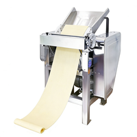 Machine à étaler la pâte à pain en forme de corne entièrement automatique, machine à rouler la pâte à pizza multifonctionnelle réglable