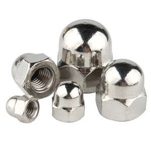 Prix de gros M6 M8 M10 M12 DIN1587 Acier inoxydable 304 Écrou à <span class=keywords><strong>tête</strong></span> <span class=keywords><strong>hexagonale</strong></span> en forme de dôme Écrou à <span class=keywords><strong>tête</strong></span> <span class=keywords><strong>hexagonale</strong></span> en forme de gland Couvercle <span class=keywords><strong>pour</strong></span> <span class=keywords><strong>vis</strong></span> et boulons - Product Image 5
