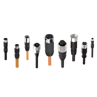 Connecteur circulaire IEC M5 mâle/femelle 3/4/5 broches IP67