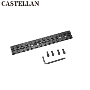 Adaptateur de montage de portée de télescope d'usine en alliage d'aluminium 13 fentes support optique 140mm équipement tactique de chasse - Product Image 2