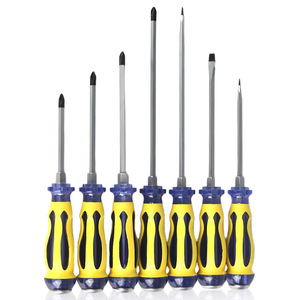 Destornillador de Acero al Vanadio de Grado Industrial, Punta Phillips y Plana, Antideslizante, Magnético, Fuerte Agarre, para Uso Transfronterizo - Product Image 2