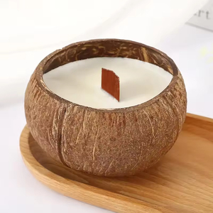 Coconut Shell Aromatherapy <b>Candle</b> <b>Gift</b> <b>Set</b> Ambient Niche Premium Creative Fragrance Bedroom Birthday <b>Gift</b> Souvenir Decor - Product Image 4
