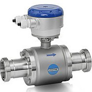 เครื่องวัดอัตราการไหลแบบสุขภัณฑ์ Endress+Hauser OPTIFLUX6100C แบบหนีบเชื่อมต่อ  วัสดุสแตนเลส 316 สำหรับของเหลวที่เป็นสื่อนำไฟฟ้า  ชนิดแม่เหล็กไฟฟ้า - Product Image 1