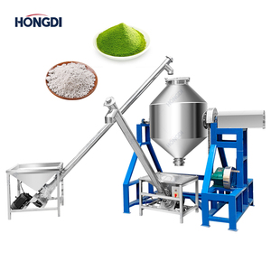 Agitateur en acier inoxydable pour mélanger la poudre de piment, la poudre d'oignon, la poudre de poivre avec équipement d'alimentation, capacité de 200 L, puissance de 2 kW - Product Image 1